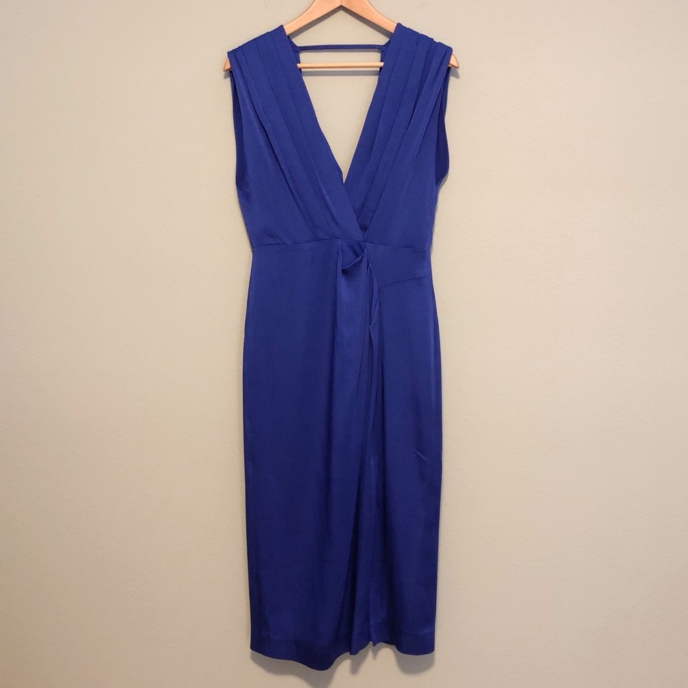 Reiss Elaini Satin Midi Dress - Picture 7 of 13